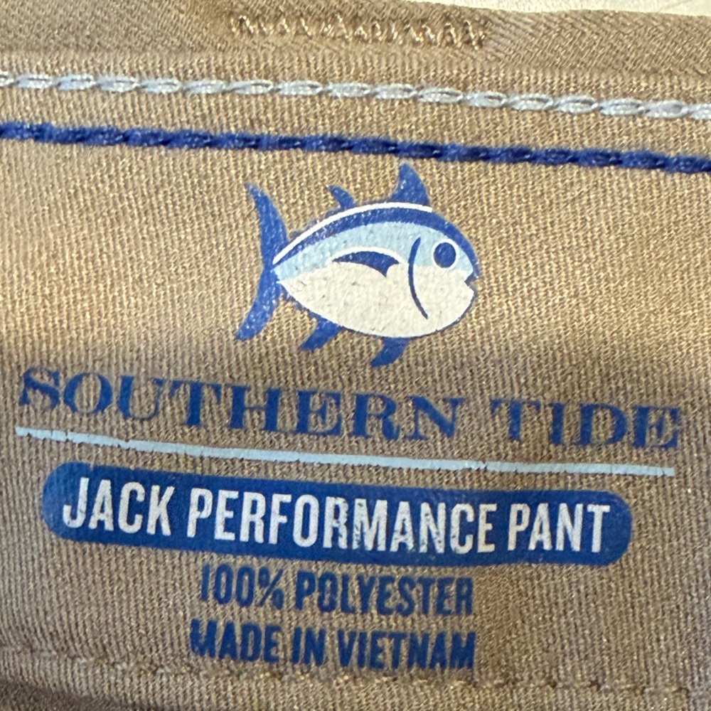 Southern Tide Tan Jack Performance Pants - Picture 5 of 6